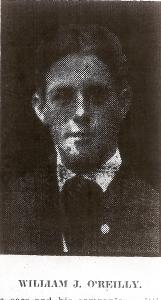 Willliam J. Reilly
(This photo was scanned from the Waterbury Evening
Democrat newspaper which published it for his obituary)